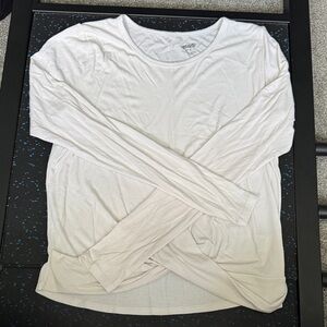 Avia Women's Long Sleeve Top in Soft Cream